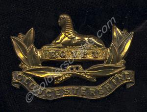 Gilt bronze collar dog. Worn by officers, Gloucest