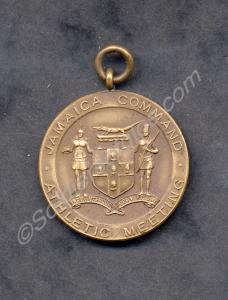 Bronze Athletics Medal for Jamaica Command Athleti