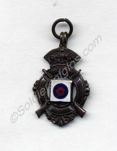 Rifle Shooting Medal with crossed muskets and a cr