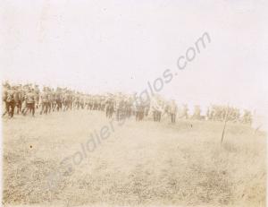 Camp scene. Gloucestershire Regiment.  c. 1914.
