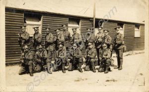 Group of Gloucestershire Regiment soldiers at the