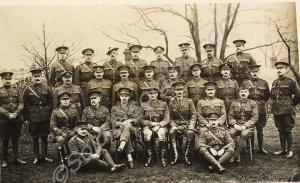 Officers and NCOs of various regiments on Army Ser