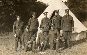Small group of soldiers of 6th (Territorial) Batta