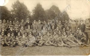 Relaxed group of 2/5th Battalion, The Gloucestersh
