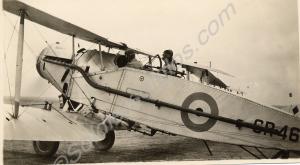 Bristol F2B fighter. Royal Air Force, Egypt 1928.