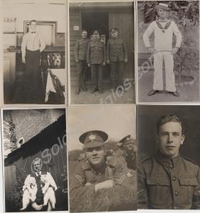 Sixteen postcards and photographs of C.S.M. G. Wal