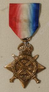 1914 Star. Awarded to 7688 Private George Cook. 1s