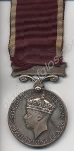 Long Service and Good Conduct Medal with clasp for