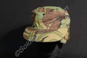 British Army camouflaged peaked cap. 1978.