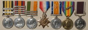Group of eight medals; Officer of the Order of the