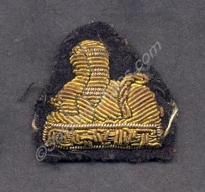 Embroidered back badge for Gloucestershire Regimen