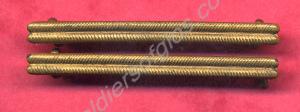 Wound strips. Two brass bars. Awarded to 2752/2407