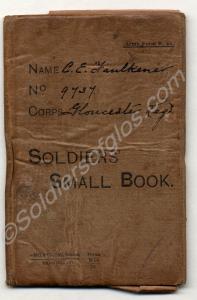 Soldiers' Small Book. 9737 Private Charles Edward