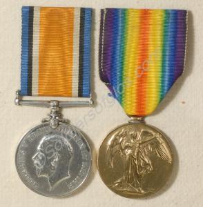 Group of two medals; British War Medal and Allied