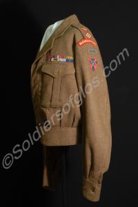 Battle dress. Lieutenant-Colonel E.D. Harding. Glo