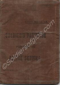 Soldier's Pay Book AB 64. 1652 Private John Smith.