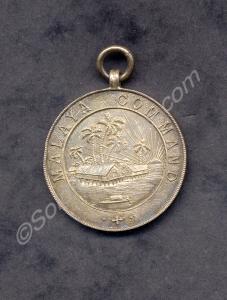 Malayan Command sports medal. Awarded to Drummer