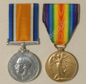 Group of two medals; British War Medal and Allied