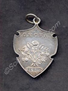 Silver sports Medal O.R.C.F.A. 1901.  Bloemfontein