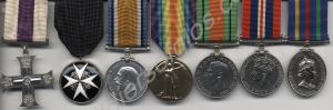 Group of seven medals; Military Cross, Brother of