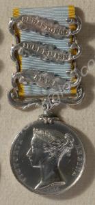 Crimea Medal with clasps for Alma, Inkermann and S