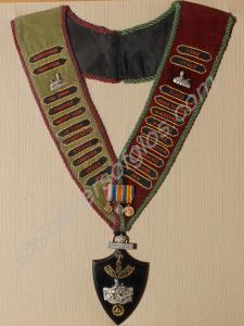 Presidential embroidered sash of office of 5th (Te