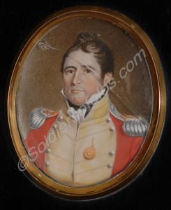 Miniature portrait of Captain (General Sir) John W