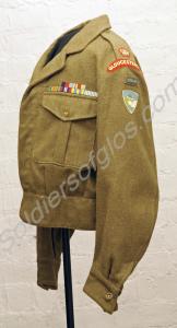 Major's battle dress blouse. With Home Counties Di