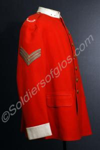 Sergeant's full dress jacket with three gold chevr