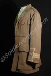 Major's service dress jacket with medal ribbons ba