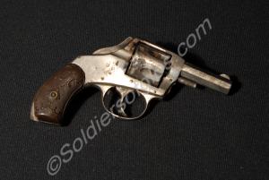 Safety hammer double-action .38 revolver. Recovere