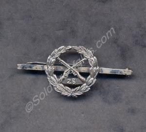 Ladies' Rifle Club badge. This club was started in
