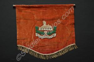 Regimental Band music stand banner, Gloucestershir