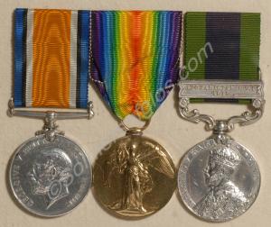 Group of three medals; British War Medal, Allied V