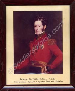 Coloured photograph of portrait of General Sir Cha