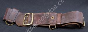 Sam Browne belt with cross brace. Worn by 5174056