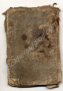 Soldiers' Small Book. 7153 Private Charles Cadle.