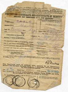 Protection Certificate and Certificate of Identity