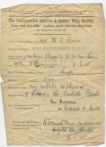 Discharge Certificate of The Incorporated Soldiers