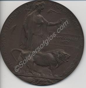Bronze memorial plaque. Awarded to 8442 Sergeant H