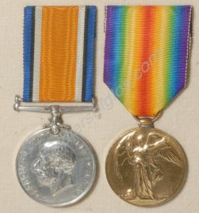 Group of two medals; British War Medal and Allied