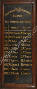 Three tablets from the 1/5th Battalion Gloucesters