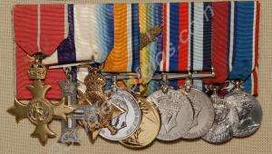 Group of nine medals; Officer of the Most Excellen