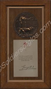 Bronze memorial plaque to 2663/240693 Sergeant Wil