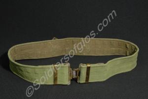 British Army webbing waist belt. 1971.