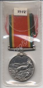 African Service Medal. Awarded to 331455 Private P