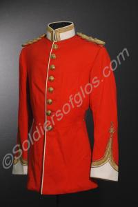 Full dress tunic with white facings. Worn by Major