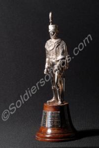 Shakerly statuette. Silver figure of Royal Glouces