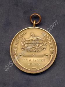 Bronze shooting medal for Depot Rifle Meeting Priv