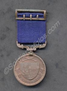 Silver shooting medal from City of Bristol Rifle V